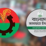 বিরোধে বিএনপি-জামায়াত বিরোধে বিএনপি-জামায়াত