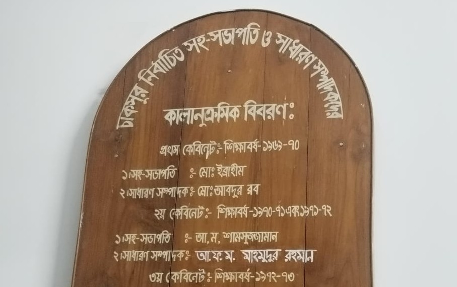 এক দশক পর চাকসুর অনার বোর্ডে মান্নার নাম
