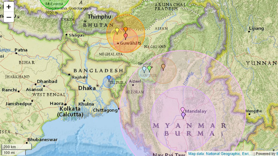 ৫.৯ মাত্রার ভূমিকম্পে কাঁপল দেশ