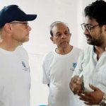 কক্সবাজারের মহেশখালী দ্বীপে এক্সিলারেট হোপ হসপিটাল পরিদর্শন করেছেন পিটার হাস। ছবি: টাইমস