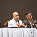 ফরেন সার্ভিস একাডেমিতে আয়োজিত প্রেস ব্রিফিংয়ে প্রধান উপদেষ্টার প্রেস সচিব শফিকুল আলম। ছবি : বাসস