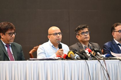 ফরেন সার্ভিস একাডেমিতে আয়োজিত প্রেস ব্রিফিংয়ে প্রধান উপদেষ্টার প্রেস সচিব শফিকুল আলম। ছবি : বাসস