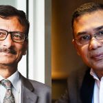 তৌহিদ হোসেন ও তারেক রহমান। ছবি: সংগৃহীত