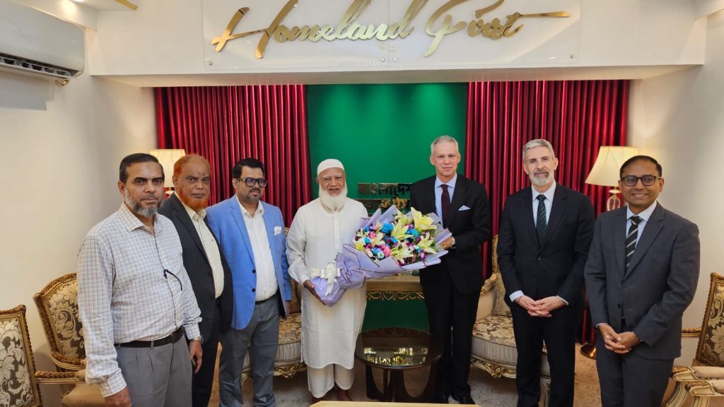 জামায়াত আমিরের সঙ্গে সুইজারল্যান্ড রাষ্ট্রদূতের বৈঠক