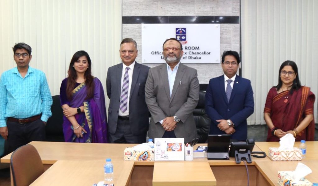 ঢাবি উপাচার্যের সঙ্গে আইসেস্কো প্রতিনিধিদলের সাক্ষাৎ