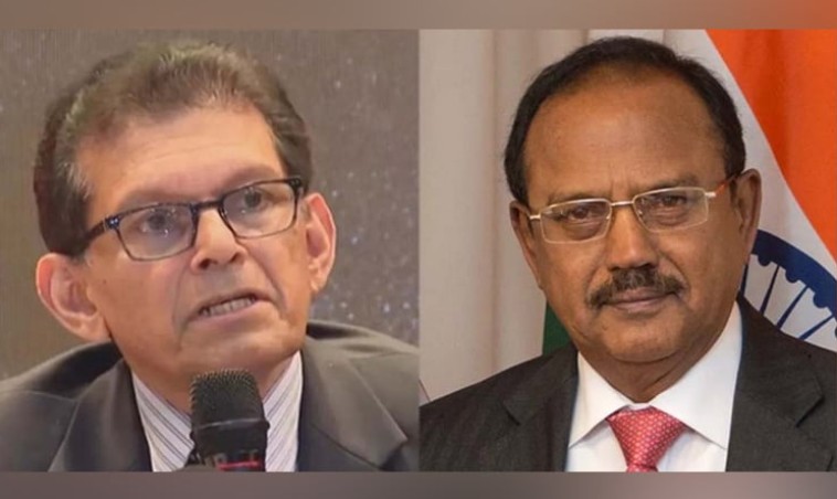 নয়াদিল্লিতে খলিলুরের সঙ্গে অজিত দোভালের বৈঠক