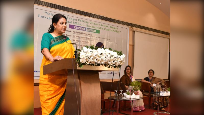 জলবায়ু পরিবর্তনে বেশি ক্ষতিগ্রস্ত নারীরা: রিজওয়ানা হাসান