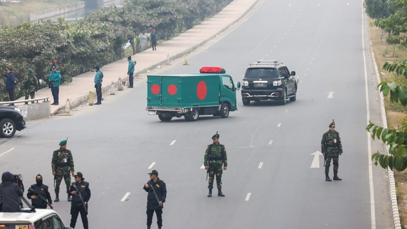 গুলশানে নেওয়া হয়েছে খালেদা জিয়ার মরদেহ
