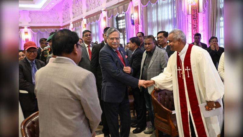 খ্রিষ্টান সম্প্রদায়ের সঙ্গে রাষ্ট্রপতির শুভেচ্ছা বিনিময়
