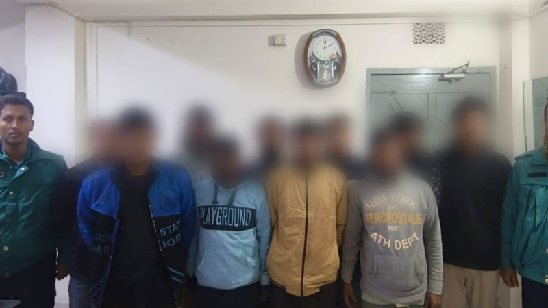 রূপনগর থানা পুলিশের বিশেষ অভিযান, গ্রেপ্তার ১১