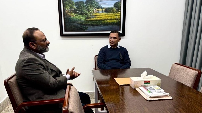 তারেক রহমানের সঙ্গে ঢাবি উপাচার্যের সাক্ষাৎ