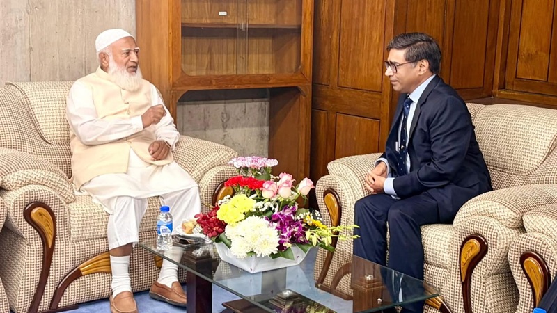 জামায়াত আমিরের সঙ্গে ভারতের পররাষ্ট্র সচিবের সাক্ষাৎ