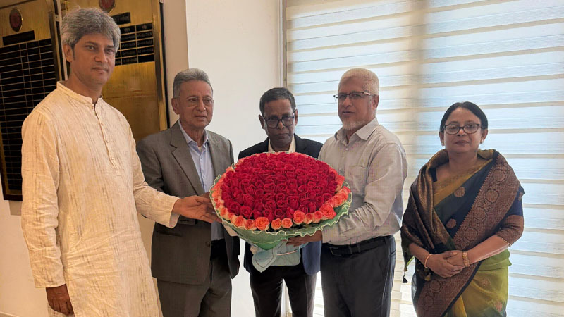 অর্থ ও পরিকল্পনা মন্ত্রীকে সাধারণ বিমা করপোরেশনের শুভেচ্ছা