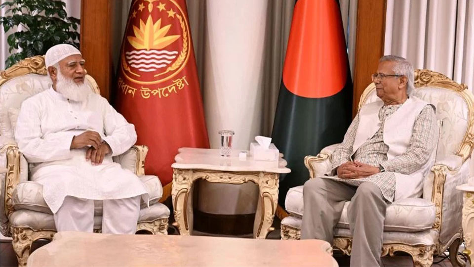 জামায়াত আমিরকে প্রধান উপদেষ্টার অভিনন্দন