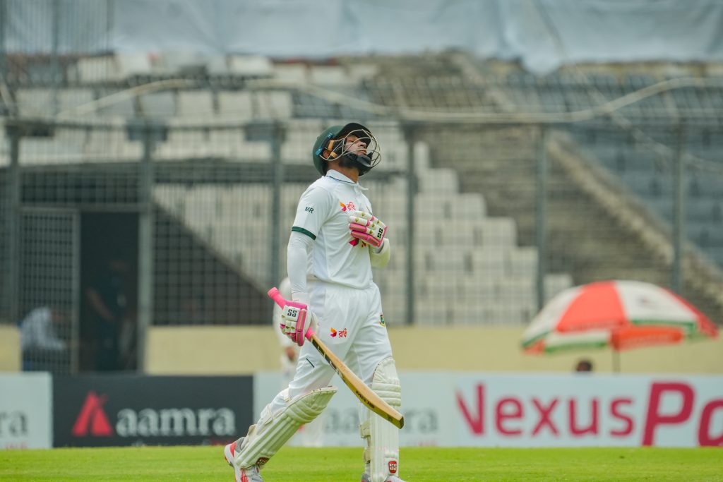 মিরপুর টেস্টে ৪১৩ রানে থামল বাংলাদেশ