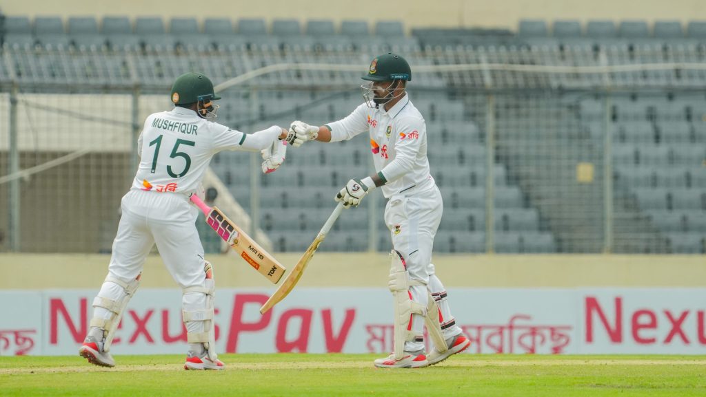 সিলেট টেস্টে পাকিস্তানের টার্গেট ৪৩৭ রান
