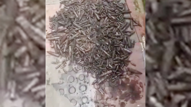 চট্টগ্রামে নালায় মিলল দেড় হাজার অকেজো বুলেট