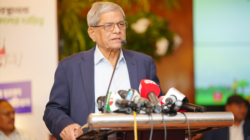 পরিচ্ছন্ন নগর গড়তে কাজ করছে সরকার: মির্জা ফখরুল