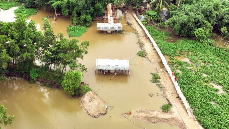 শেরপুরে ৩ বছরেও শেষ হয়নি ব্রিজের কাজ, ভোগান্তিতে বাসিন্দারা
