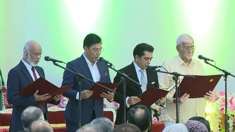 নতুন মন্ত্রী-প্রতিমন্ত্রীদের শপথ পড়ালেন রাষ্ট্রপতি