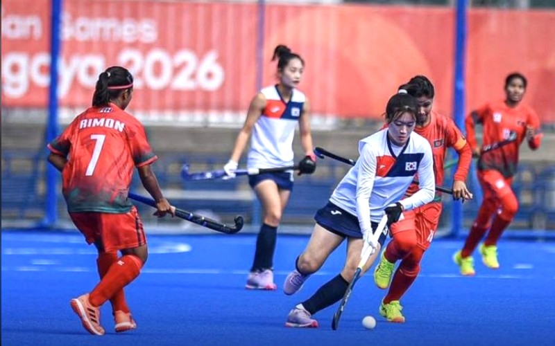 দক্ষিণ কোরিয়ার কাছে ৮-০ গোলে হারল বাংলাদেশ