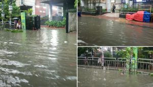 ভারী বৃষ্টিতে রাজধানীতে জনদুর্ভোগ