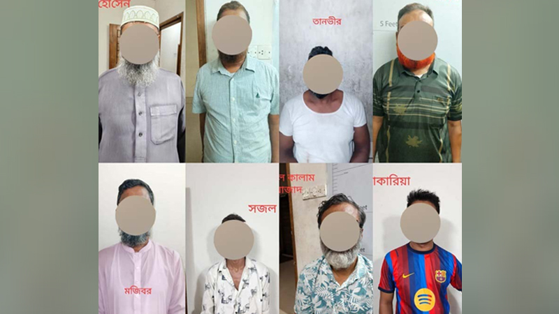 ধানমন্ডিতে ডাকাতির ঘটনায় বর্তমান ও সাবেক সেনা সদস্যসহ গ্রেপ্তার ৯