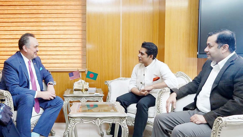 সাইবার সুরক্ষা আইন নিয়ে আলোচনার পরামর্শ মার্কিন রাষ্ট্রদূতের