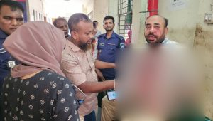 সংবাদ সংগ্রহের সময় বাংলা টিভির সাংবাদিকের ওপর হামলা