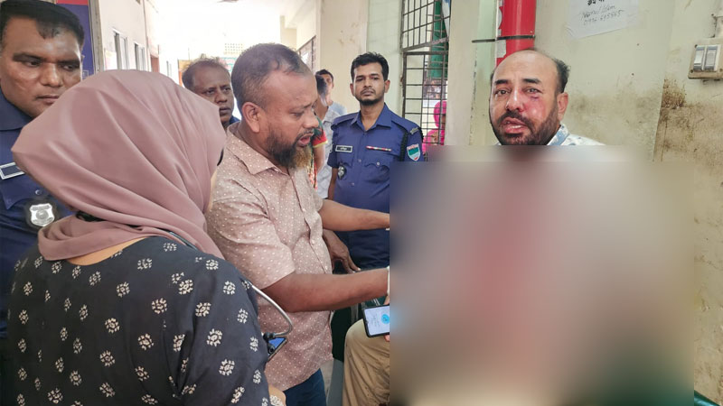 সংবাদ সংগ্রহের সময় বাংলা টিভির সাংবাদিকের ওপর হামলার অভিযোগ