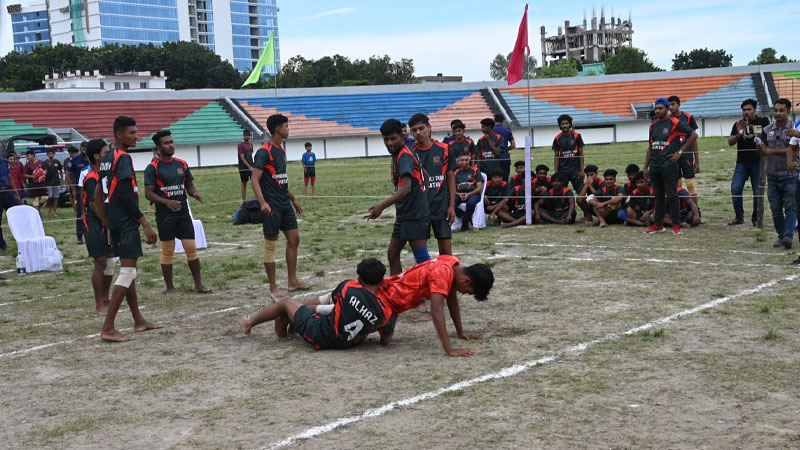 কুষ্টিয়ায় মাঠে ফিরল কাবাডির উন্মাদনা