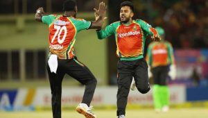 মিরাজের দুর্দান্ত বোলিংয়ে গায়ানার জয়