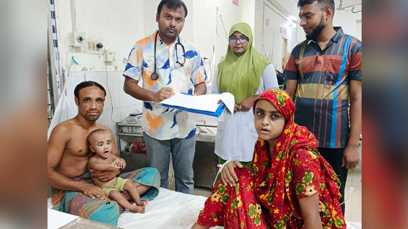 অসুস্থ মা ও শিশুর চিকিৎসার দায়িত্ব নিলেন জুবাইদা রহমান