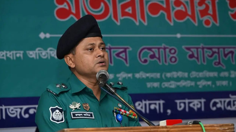 গুলশানের নতুন ডিসি রুহুল কবীর খান