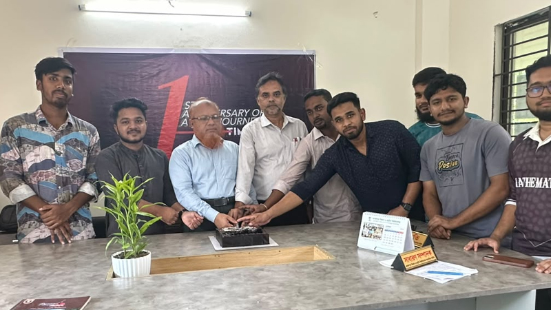 জাবিপ্রবিতে টাইমস অব বাংলাদেশের প্রতিষ্ঠাবার্ষিকী উদযাপিত