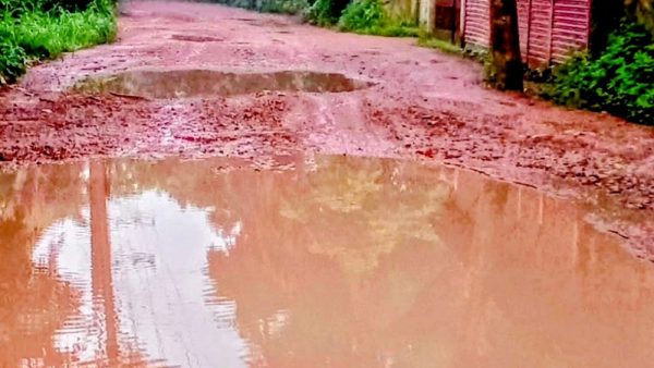 সোনারগাঁও জাদুঘরের প্রধান সড়কে খানাখন্দ, পর্যটকদের ভোগান্তি