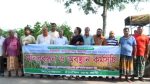 মেহেরপুরে কৃষি জমিতে বিজিবি ক্যাম্প স্থাপনের প্রতিবাদে মানববন্ধন