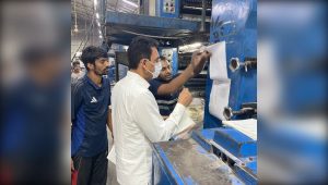 পাঠ্যবই ছাপার মান যাচাই করতে হঠাৎ প্রেসে শিক্ষামন্ত্রী
