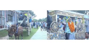 ঘোড়ার গাড়িতে স্কুল ‘আয়া’র অশ্রুসিক্ত বিদায়