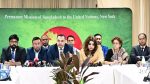 জাতিসংঘে প্রথম দিনে ১০ কর্মসূচিতে অংশ নিয়েছেন প্রধানমন্ত্রী