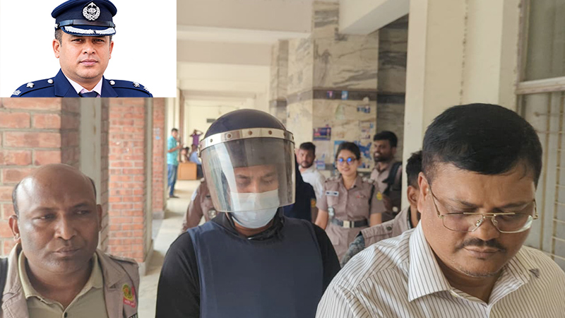 দুই দফা রিমান্ড শেষে সাবেক ওসি রাকিবুল কারাগারে