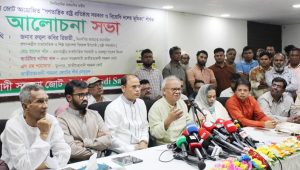 গণতান্ত্রিক পরিবেশে সরকারের সমালোচনার অধিকার সবার: রিজভী