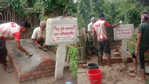 মরদেহ তুলে নেওয়া ঠেকাতে ঢালাই করা হলো সেই শামীমের কবর
