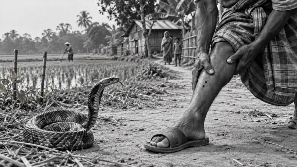 চুয়াডাঙ্গায় সাপের কামড়ে বৃদ্ধের মৃত্যু