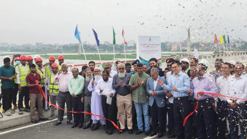 ঢাকা-আশুলিয়া এক্সপ্রেসওয়ের ২ সার্ভিস সেতু উন্মুক্ত