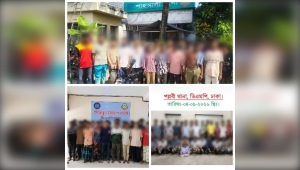 মিরপুরে ডিএমপির অভিযানে গ্রেপ্তার ১৩৬