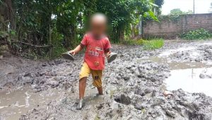 সাড়ে ৩ কিলোমিটারের কাদার সড়ক, দুর্ভোগে ২০ হাজার মানুষ