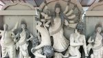 ভদ্রঘাট পালপাড়ায় দুর্গাপ্রতিমা তৈরির ব্যস্ততা