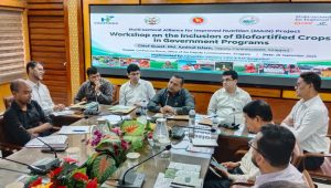সিরাজগঞ্জে সরকারি কর্মসূচিতে জিংকসমৃদ্ধ ধান অন্তর্ভুক্তির আহ্বান