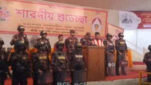 দুর্গাপূজা ঘিরে জরুরি পরিস্থিতিতে সাড়া দিতে প্রস্তুত থাকবে বিজিবি
